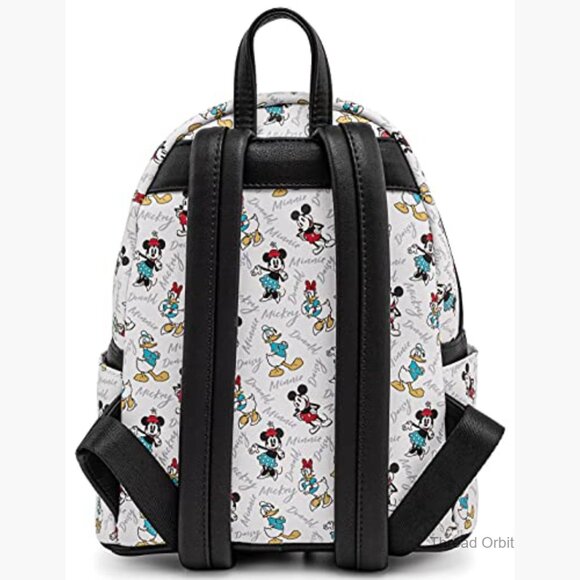 Disney Mini Backpack Faux Leather Adjustable Straps 9x10x4.5 main image 6